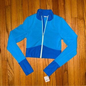 NWT free people movement full zip cropped jacket